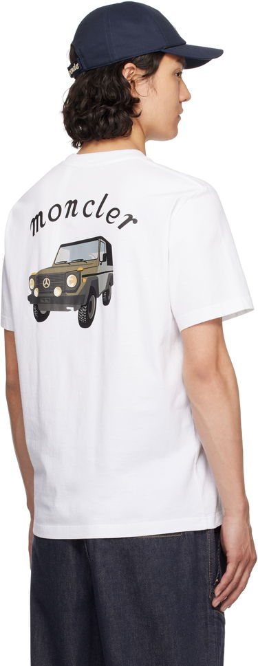 Kasket Moncler Moncler Genius Mercedes-Benz by NIGO Crewneck T-Shirt Mørkeblå | K14018C0000489AB9, 2