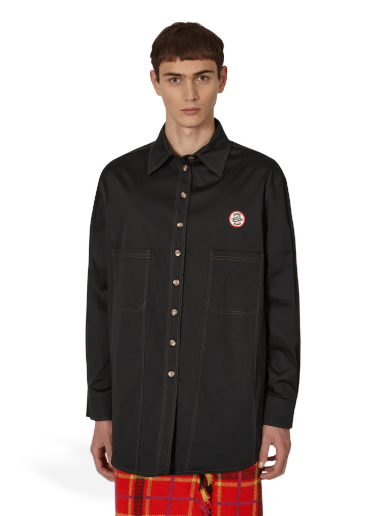 Skjorte CORMIO Georgia Workwear Shirt Sort | CORGEORGIALSTEE BLACK