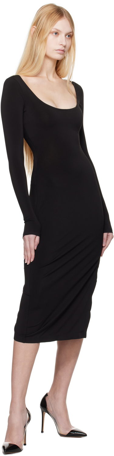 Kjole GUIZIO Guizio Sander Midi Dress Sort | H24415K012, 3
