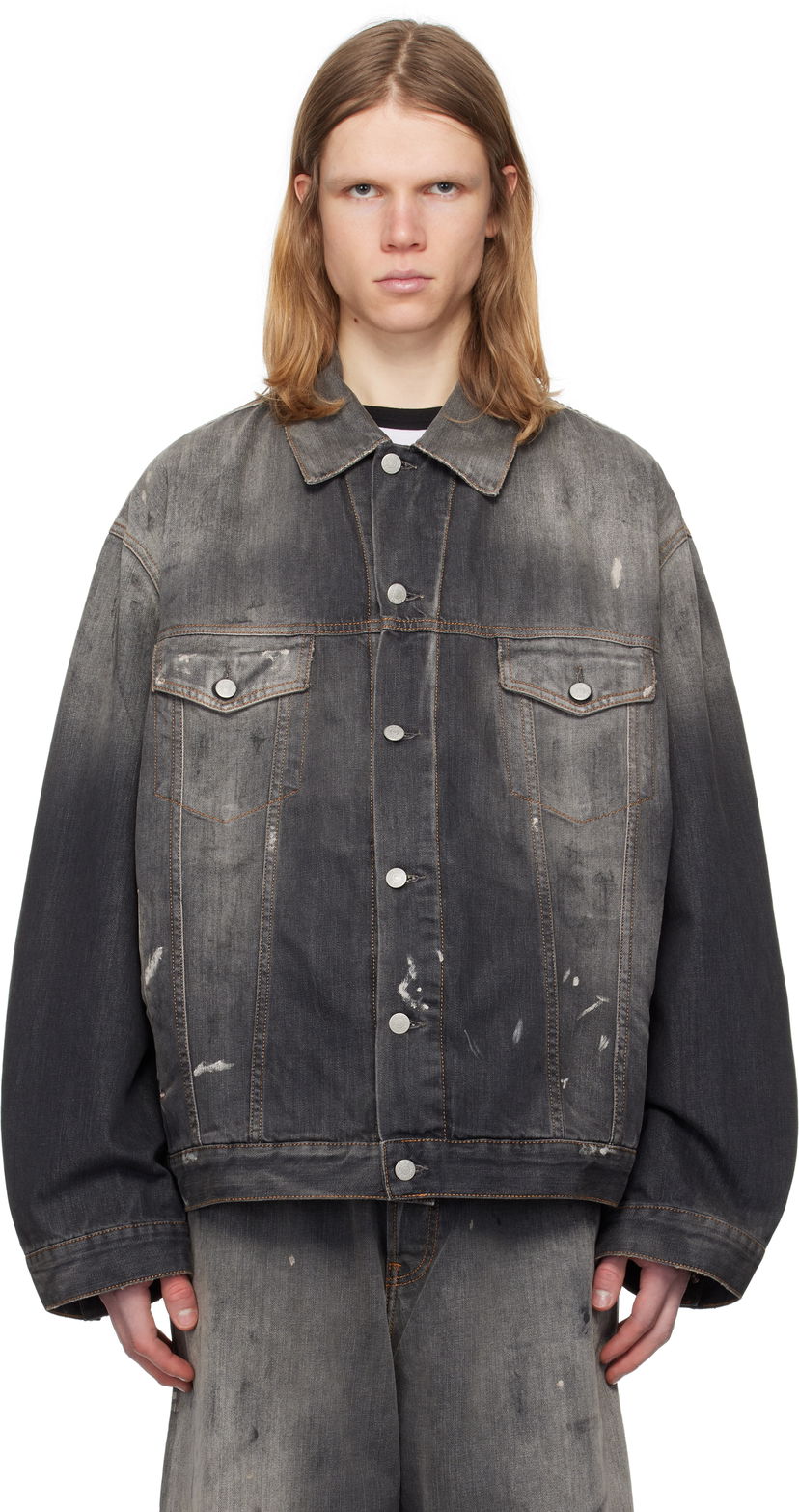 Jakke Acne Studios Acne Studios Oversized Denim Jacket Grå | C90190-