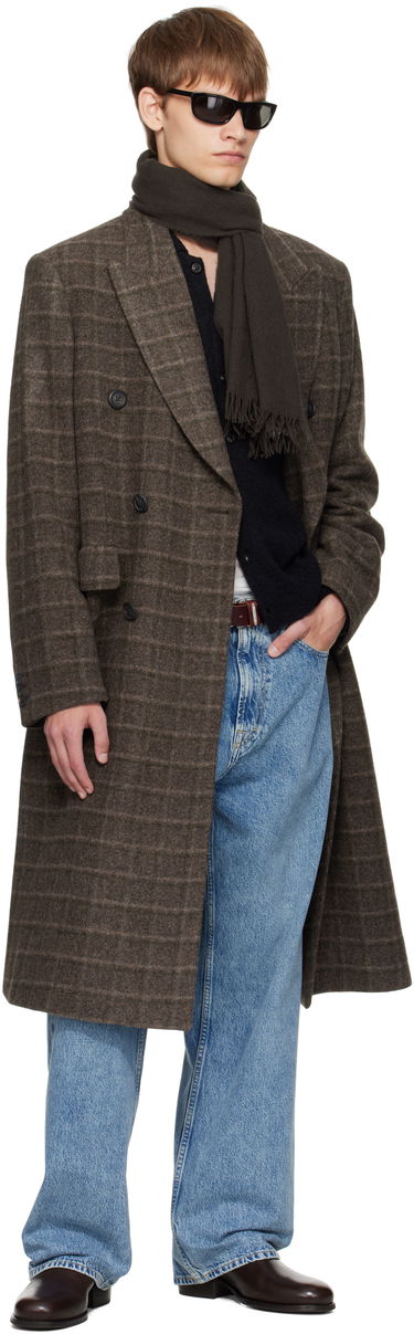 Frakker OUR LEGACY OUR LEGACY Whale Double-Breasted Coat Brun | M4251WD, 4