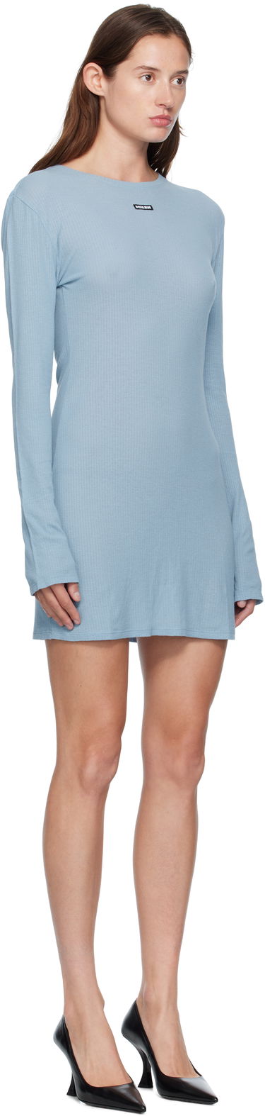Kjole Ksubi Ksubi Crawford Long Sleeve Minidress Blå | WFA25DR008, 1