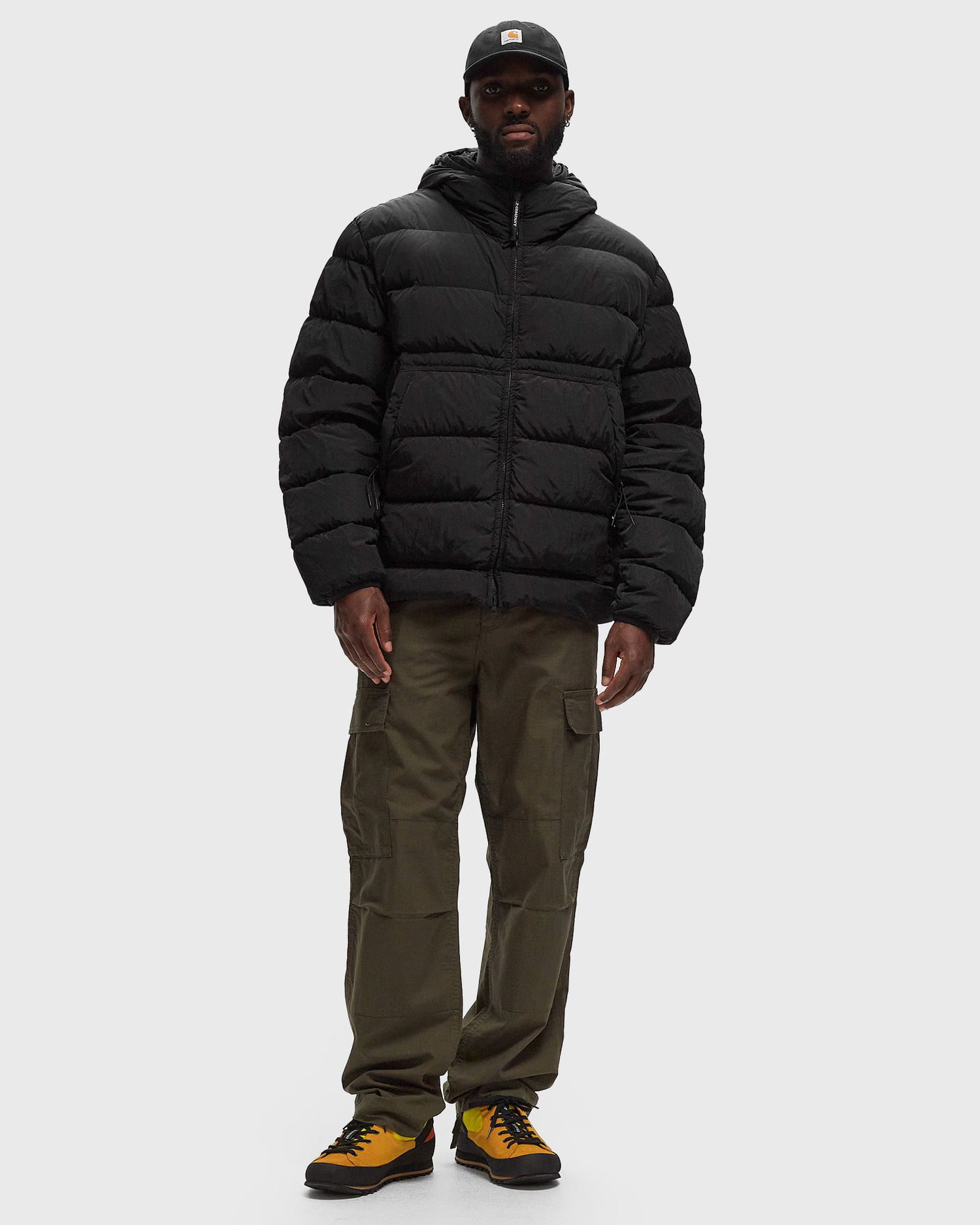Puffer jakke C.P. Company CHROME-R GOGGLE DOWN JACKET Sort | 17CMOW079A005904G-999, 1