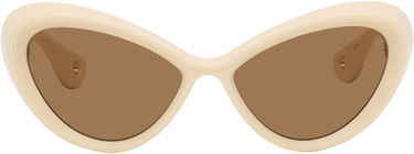 Solbriller Jean Paul Gaultier Jean Paul Gaultier 'The Parisian Cat' Sunglasses Beige | 25/03-U-EY001-X059-03, 0