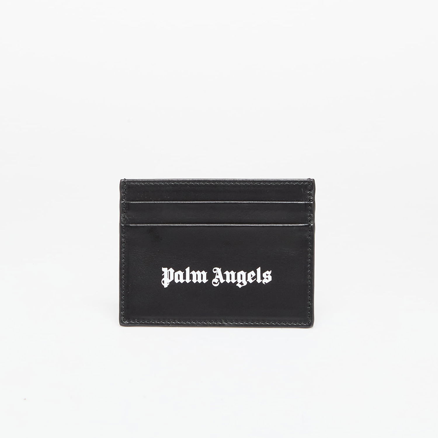 Tegnebog Palm Angels Classic Logo Card Holder Black/ White Universal Sort | PMND017C99LEA0021001, 0