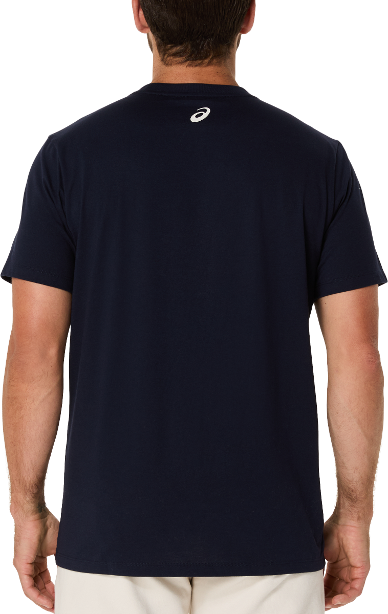 T-shirt Asics Big Logo Graphic Short Sleeve T-Shirt Mørkeblå | 2031e188-403, 1
