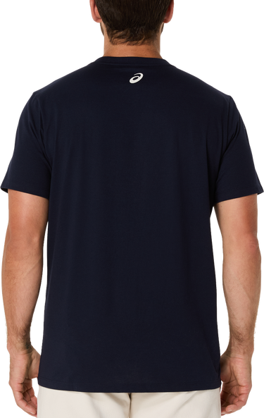 T-shirt Asics Big Logo Graphic Short Sleeve T-Shirt Mørkeblå | 2031e188-403, 1