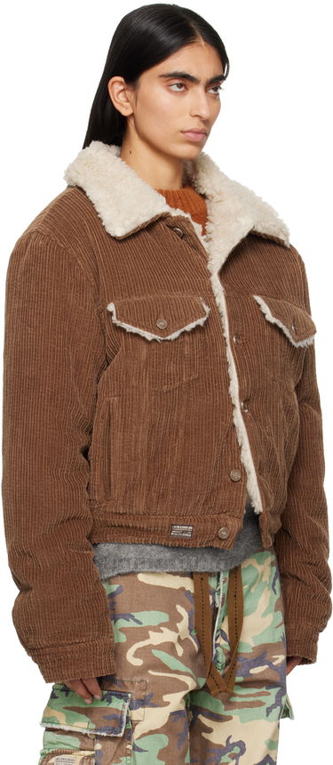 Jakke ERL Sherpa Corduroy Trucker Jacket Brun | ERL09J003, 2