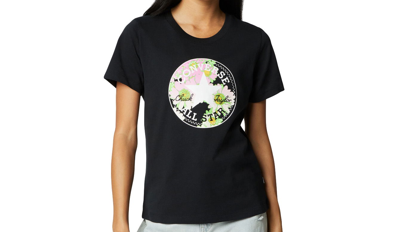 T-shirt Converse Converse Floral Patch Graphic Tee Sort | 10023217-A01, 0