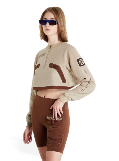 Sweatshirt Nike Pullover Crew x Travis Scott W Beige | DM1287-247