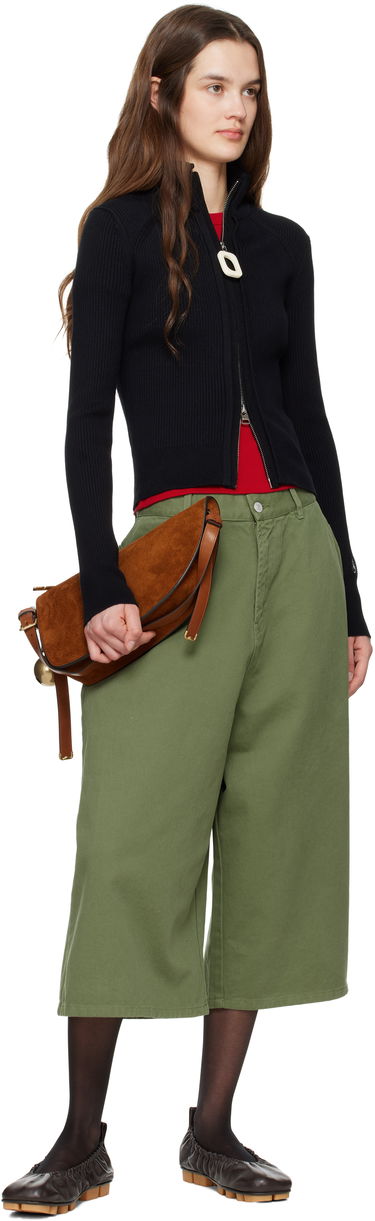 Sweater JW Anderson JW Anderson Fitted Zip-Up Sweater Sort | KW1353-YN0398, 3