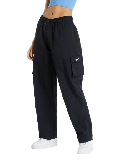 Joggingbukser Nike Sportswear Essential Woven Oversized Pants Sort | DO7209-010