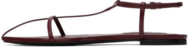 Sneakers og sko Jil Sander Jil Sander Pointed Toe Thong Sandals Bourgogne | J15WP0081_P8226, 2