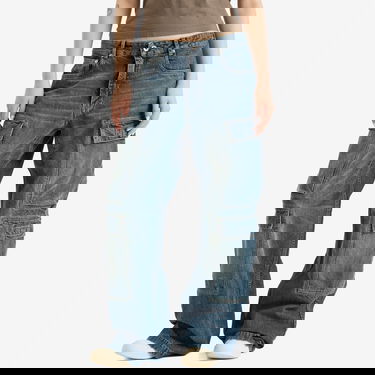 Cargo bukser Rick Owens Rick Owens DRKSHDW Double Cargo Jeans 25" Blå | DS01E3308-DWB-06, 2