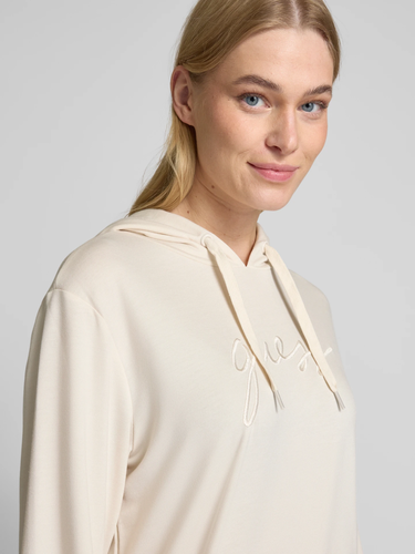 Sweatshirt GUESS Guess Lucia Hoodie Beige | O5GQ00KCQP2-G6K5, 3