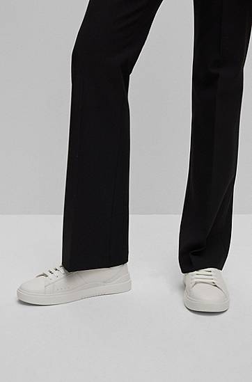 Tøj BOSS HUGO Cupsole Leather Hvid | 50499253, 1
