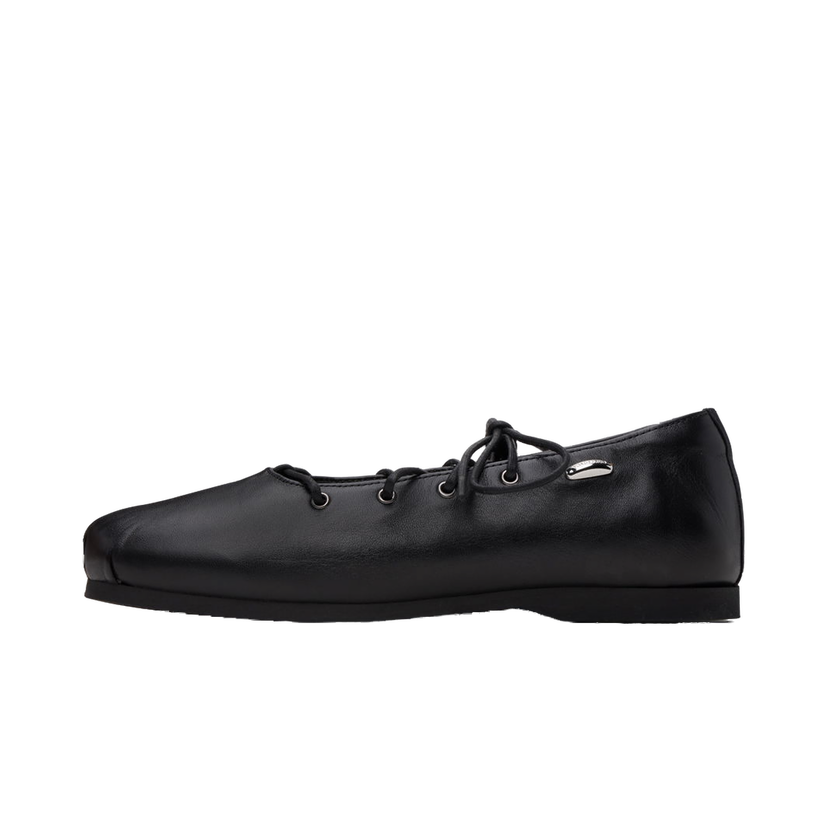 Sneakers og sko OUR LEGACY Laced Slip In Ballerina Flats Sort | A4247LMB
