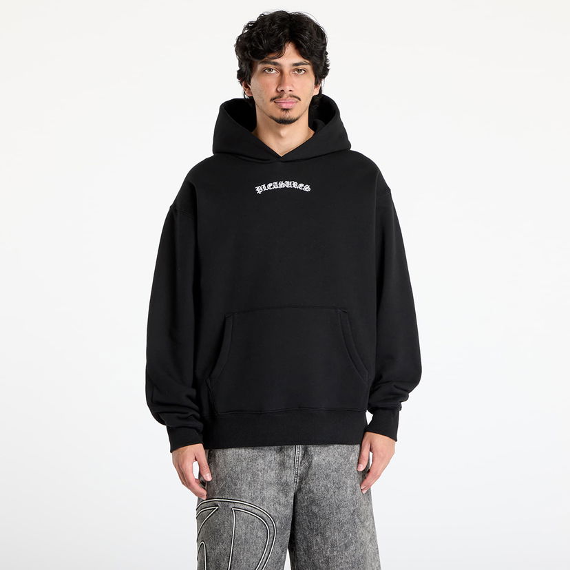 Sweatshirt Pleasures PLEASURES Neural Hoodie Sort | P25SU010 BLACK