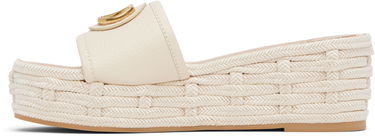 Skopleje Valentino Valentino Garavani VLogo Signature Espadrille Wedge Sandals Beige | 6W0S0LY8DTW, 2