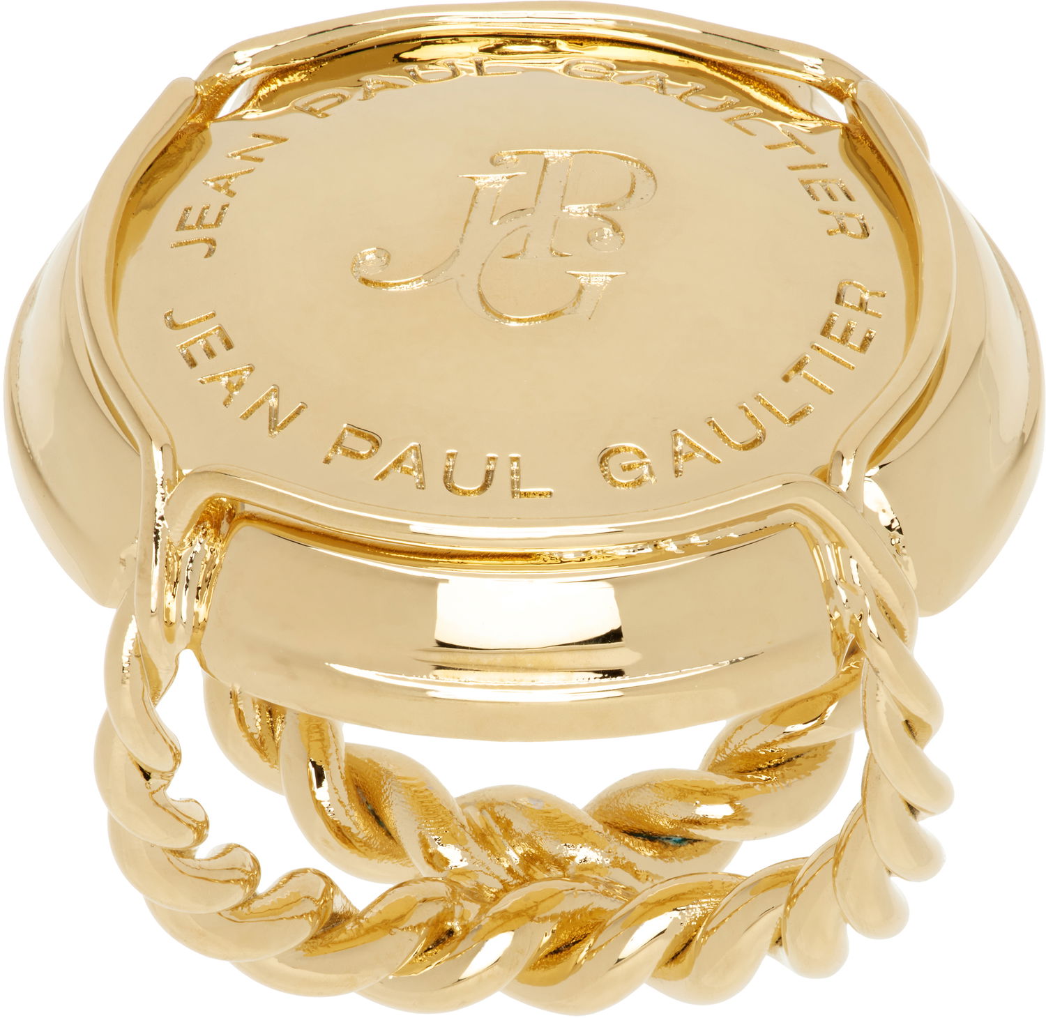 Ring Jean Paul Gaultier Jean Paul Gaultier 'The Champagne' Gold Ring Gul | 25/03-W-JW004-X053-92, 1