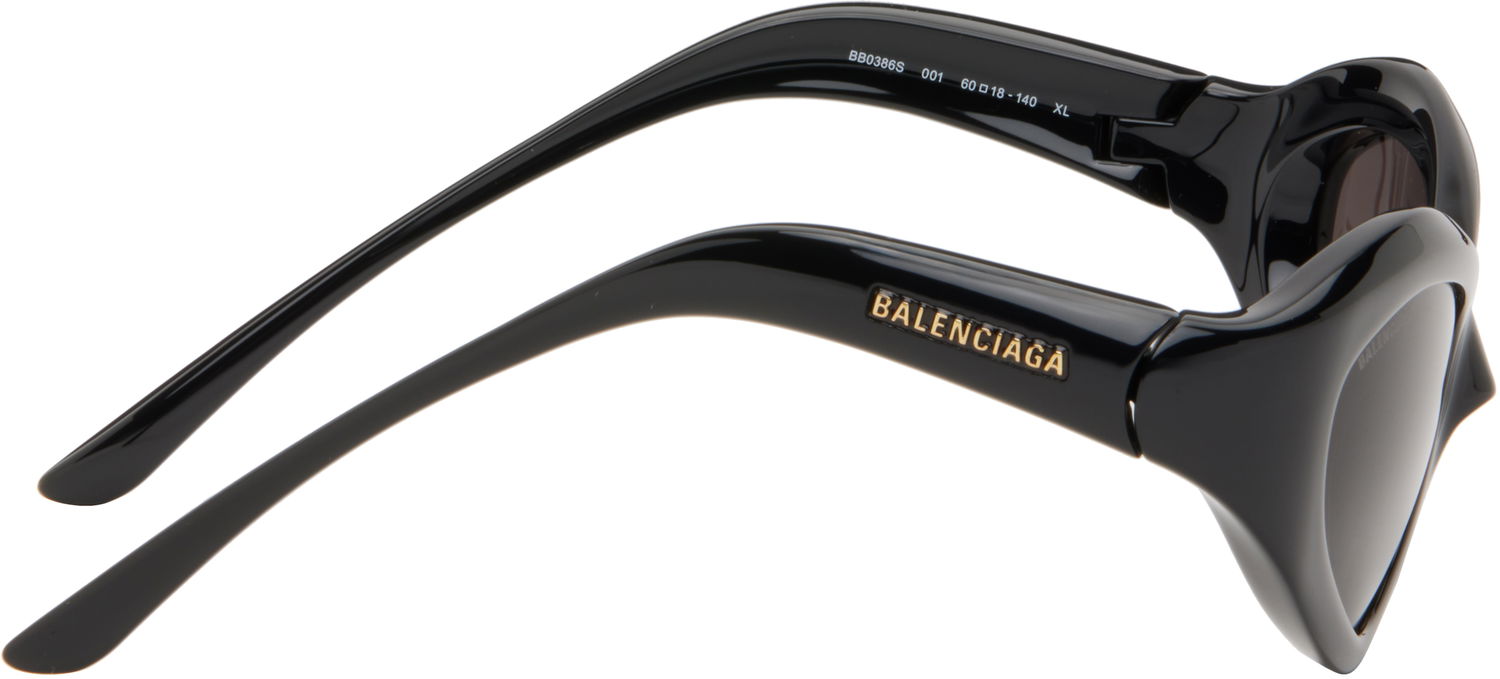 Solbriller Balenciaga Balenciaga Orbit Cat Sunglasses Sort | BB0386S-001, 1