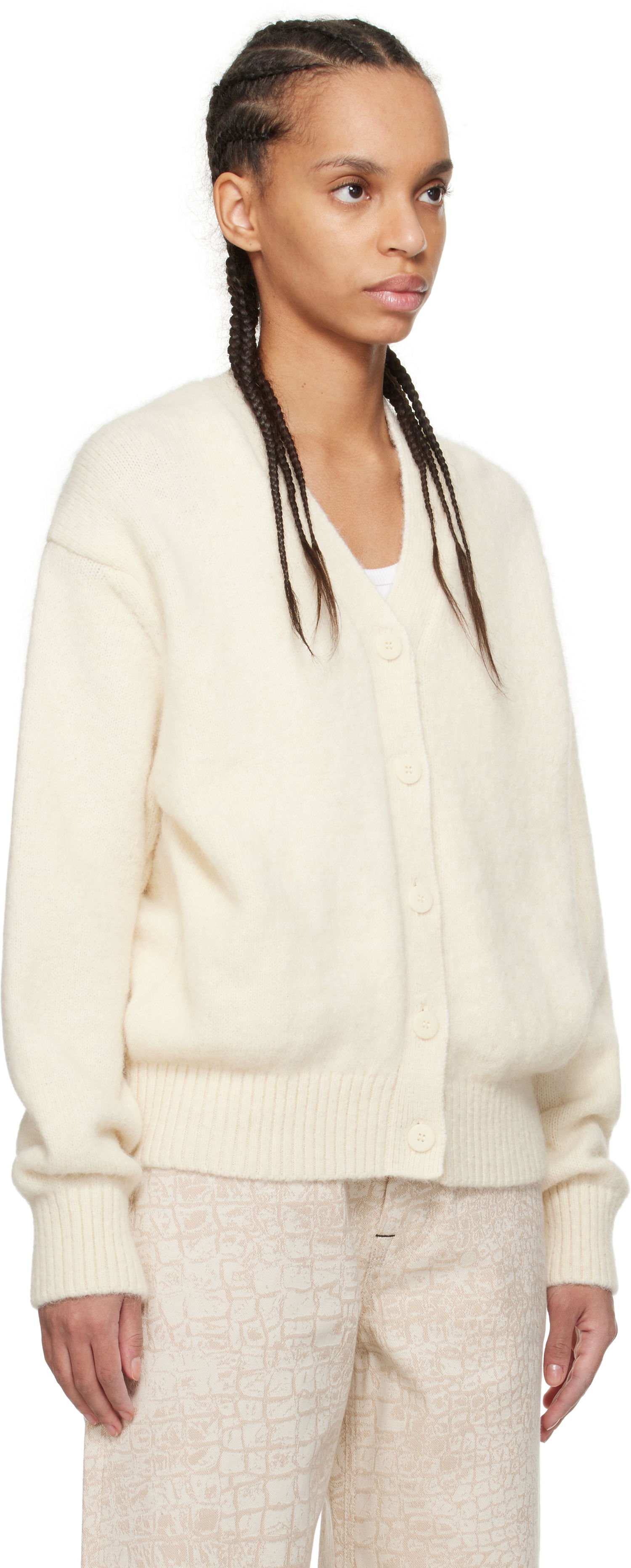Sweater Jacquemus Jacquemus 'The Jacquemus' Cardigan Hvid | 25E251KN622-2329, 1