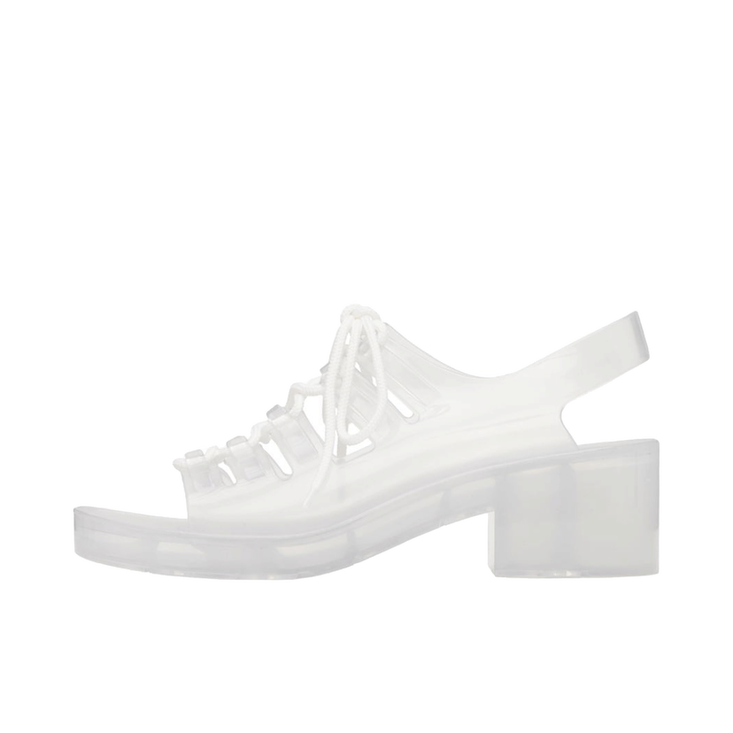 Sneakers og sko Bottega Veneta Pudding Jelly Heeled Sandals "Off White" Hvid | 708943 V2AS0