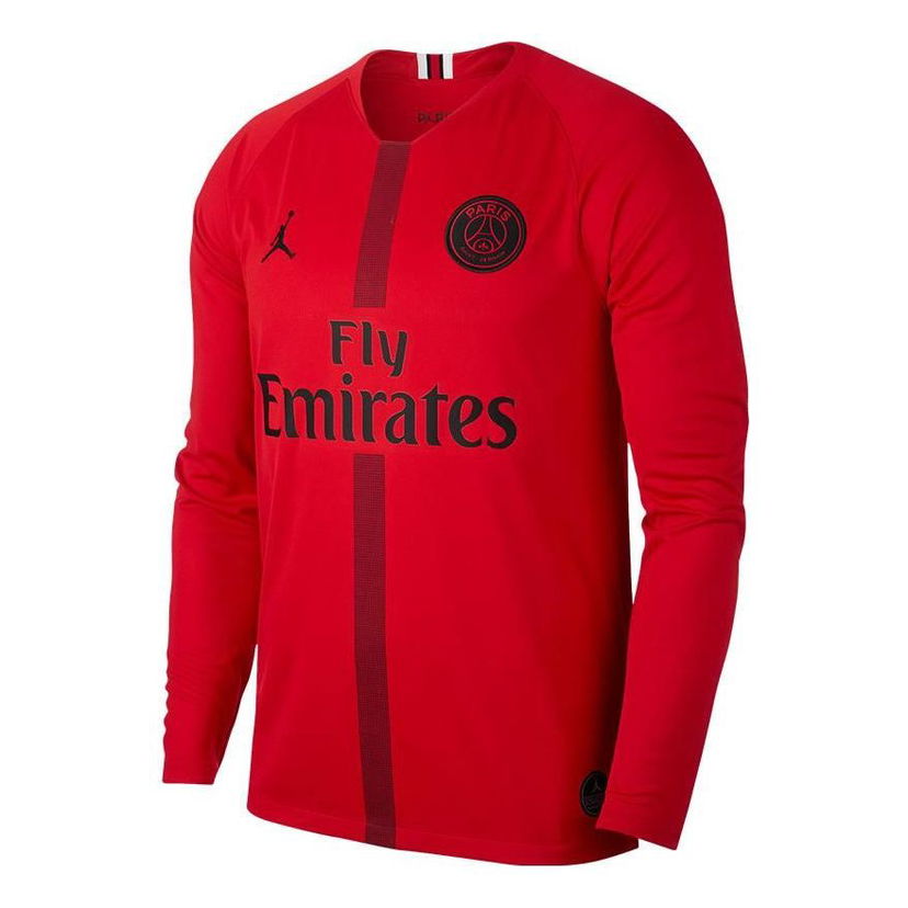 Jersey Jordan Jordan x  Saint Germain Goalkeeper Long Sleeve Shirt Rød | AJ2395-659