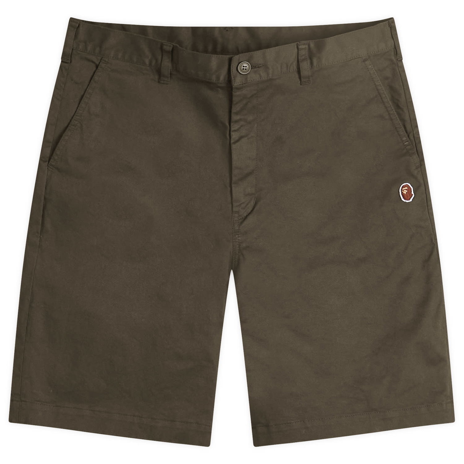 Shorts BAPE A Bathing Ape One Point Chino Shorts Brun | 001SPK301003M-OLV, 0