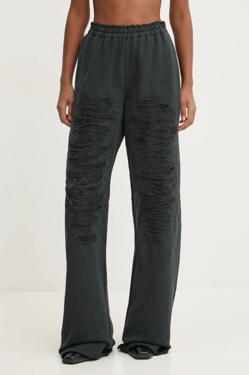 Joggingbukser Maison Margiela Distressed Sweatpants Sort | S62KB0214.M25004