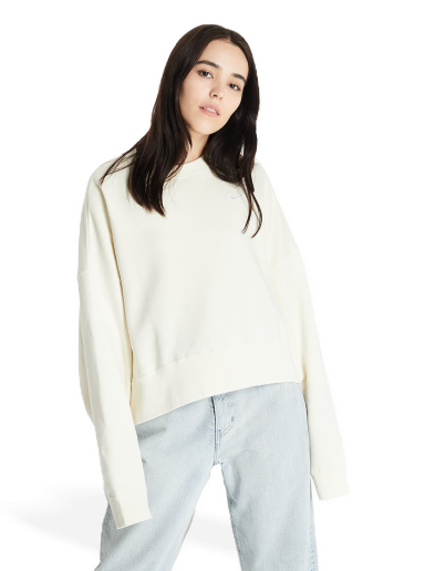 Sweatshirt Nike Sportswear Essential Fleece Crew Beige | CK0168-113