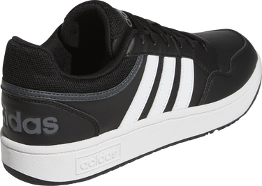 Sneakers og sko adidas Performance adidas Hoops 3.0 Low Black White Stripes Sort | GY5432, 4