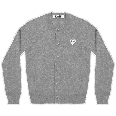 Sweater Comme des Garçons PLAY Heart Cardigan Grå | AZ N065 051 1, 0
