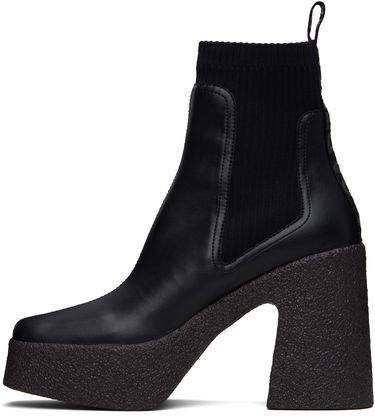 Sokker Stella McCartney Stella McCartney Skyla Heeled Sock Chelsea Boots Sort | 810440APADE0, 2