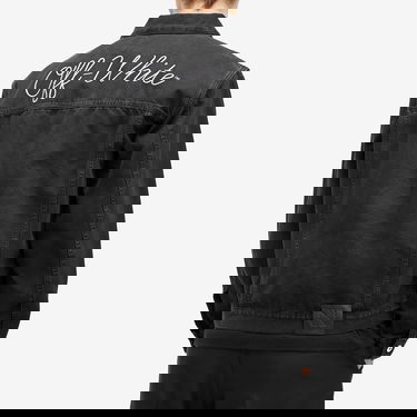 Jakke Off-White Black Canvas Jacket Sort | OMEV002C99FAB0011001, 3
