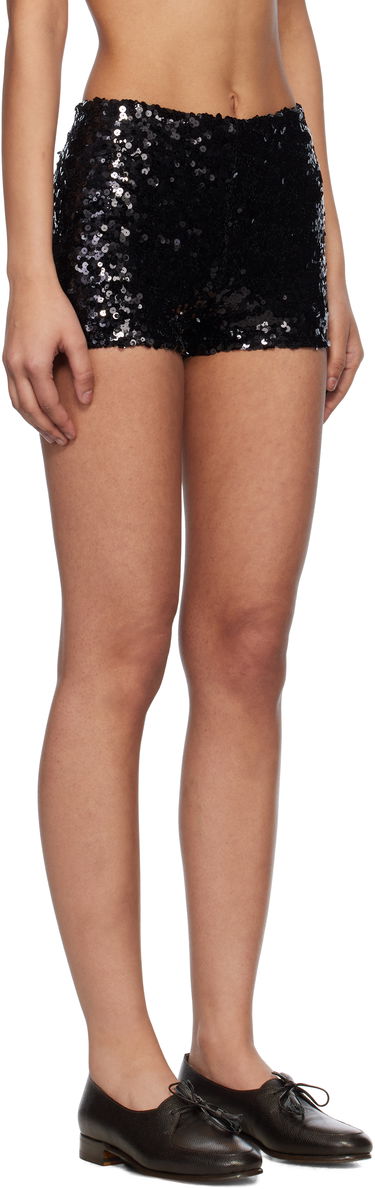 Shorts Bode Bode Sequin Club Shorts Sort | WRS25BT067, 1