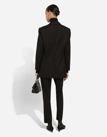 Bukser Dolce & Gabbana Pinstripe Wool Pants Flerfarvet | FTAM2TFR21XS8052, 2