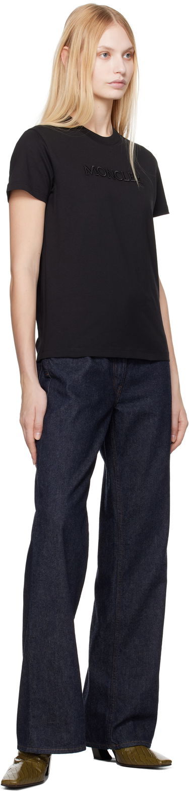 T-shirt Moncler SS Logo T-shirt Lyserød | K10938C0000889AUO, 4