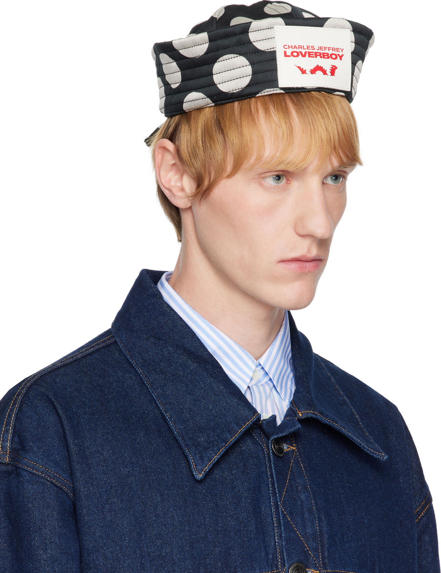 Hat Charles Jeffrey Loverboy Charles Jeffrey LOVERBOY Polka Dot Sailor Hat Sort | 054131602, 1