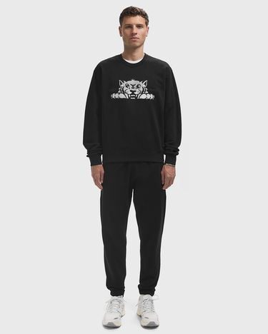 Sweatshirt KENZO Happy Tiger Embroidered Sweatshirt Sort | FF65SW2654MF.99J, 2