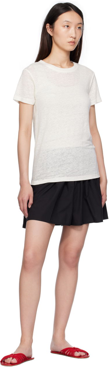 T-shirt Baserange Baserange Sevinc T-Shirt Hvid | TOST-JL-SU25, 3