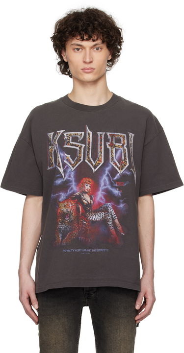 T-shirt Ksubi Ksubi Kingdom Ekcess Graphic T-Shirt Grå | MSP25TE029, 0