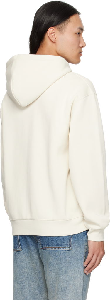 Sweatshirt Dime Dime Cursive Zip Hoodie Hvid | DIMEFA2573NAT, 2