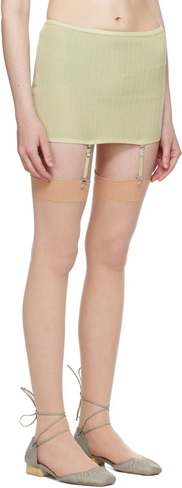 Nederdel LEMAIRE Lemaire Underwear Suspenders Miniskirt Grøn | PA1167 LK1017, 1