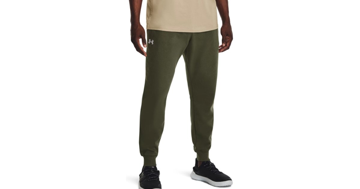 Bukser og jeans Under Armour Rival Fleece Grøn | 1379774-390, 1