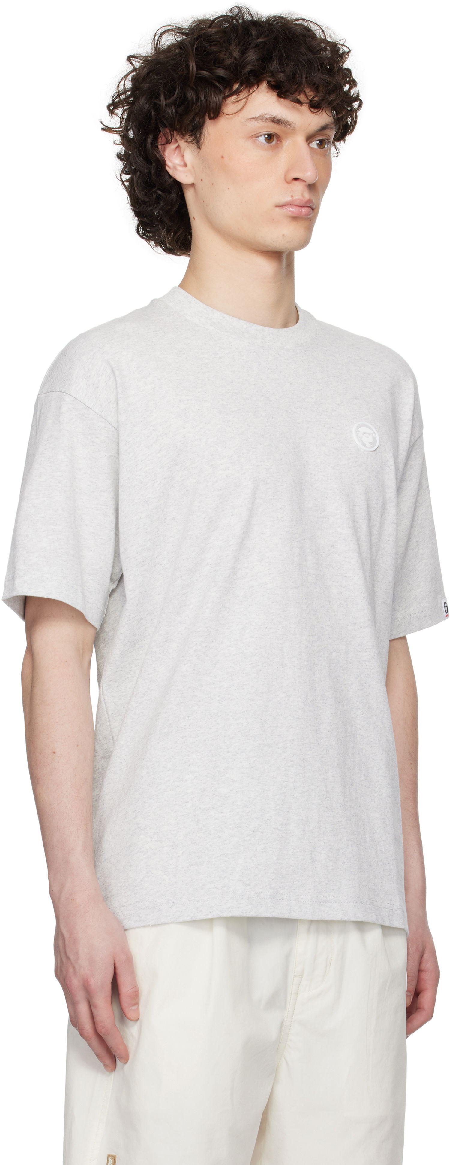 T-shirt AAPE by A Bathing Ape AAPE by A Bathing Ape 'AAPE Now' T-Shirt Grå | AAPTEM1598XANWH2, 1