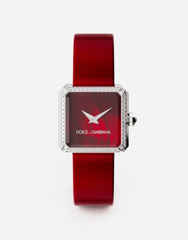 Ur Dolce & Gabbana Dolce & Gabbana Sofia Steel Watch with Diamonds Rød | WWJC2SXCMDTR0365, 0