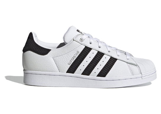 Sneakers og sko adidas Originals Superstar Black Corduroy Stripes W Hvid | H69025, 0