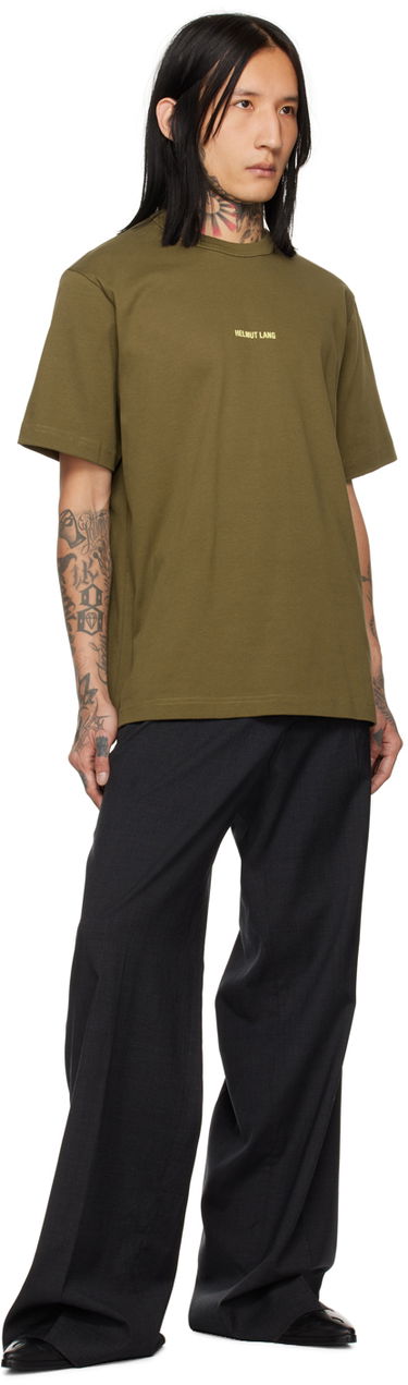 T-shirt Helmut Lang Space Graphic T-Shirt Grøn | N09HM526, 3