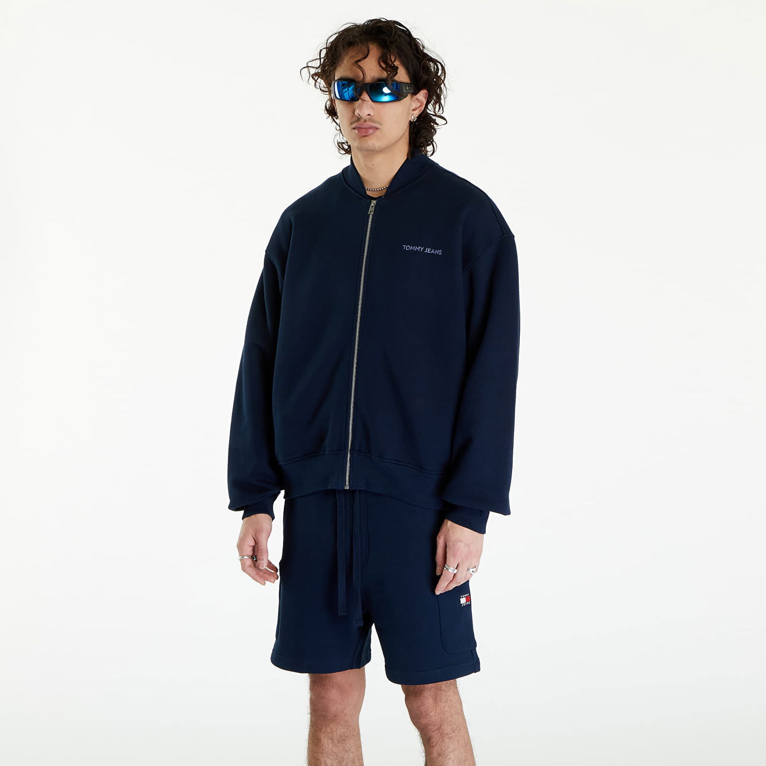 Sweatshirt Tommy Hilfiger bomber Tommy Jeans Boxy New Classics Bomber Sort | DM0DM18406 C1G, 0